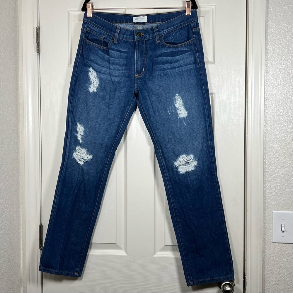 Stylish Blue Boyfriend Jeans